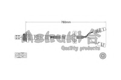 Лямда-зонд ASHUKI купить