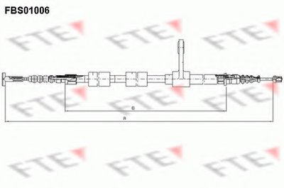 Трос, стояночная тормозная система FTE купить