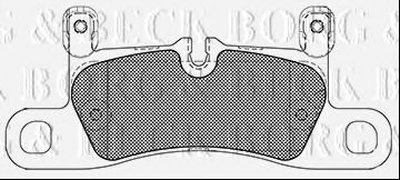 Комплект тормозных колодок, дисковый тормоз BORG & BECK купить