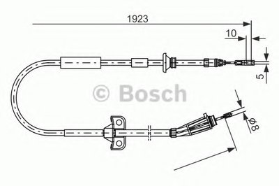 Трос, стояночная тормозная система BOSCH купить