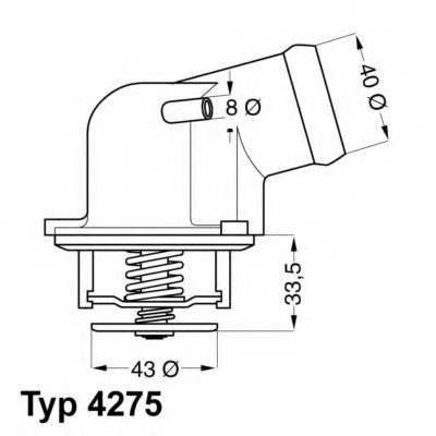 Термостат MB Sprinter 901-904/VW LT 2.3 95-06