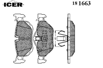 Колодки тормозные (задние) BMW 1 (E81-82/E87-88)/3 (E90-93) 04-13/X1 (E84) 09-15