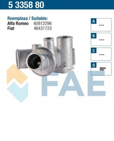 Термостат, охлаждающая жидкость FAE купить