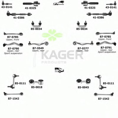 Подвеска колеса KAGER купить