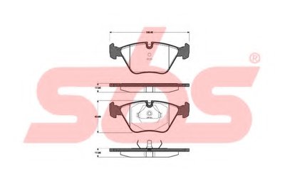 Комплект тормозных колодок, дисковый тормоз sbs купить