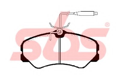 Комплект тормозных колодок, дисковый тормоз sbs купить
