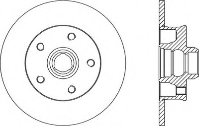 Тормозной диск ADAPTIVE OPEN PARTS купить