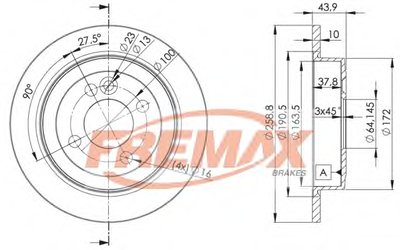 Тормозной диск Premium Carbon + FREMAX купить