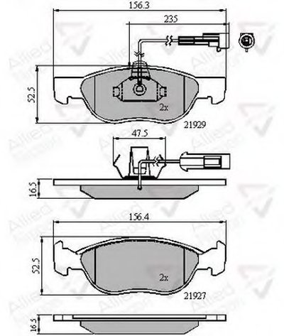 Комплект тормозных колодок, дисковый тормоз ANL Braking COMLINE купить