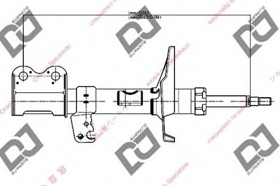 Амортизатор DJ PARTS купить