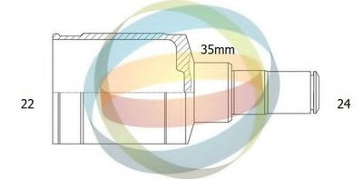 Шарнирный комплект, приводной вал ODM-MULTIPARTS купить