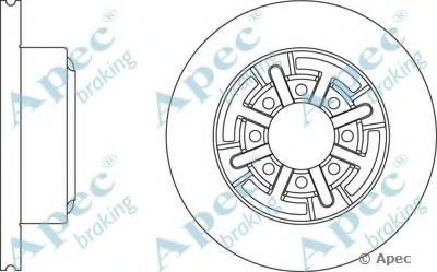 Тормозной диск APEC braking купить