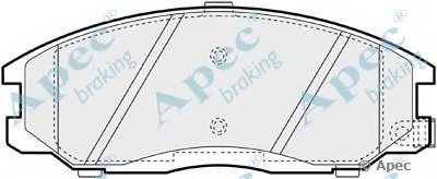 Комплект тормозных колодок, дисковый тормоз APEC braking купить