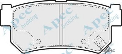 Комплект тормозных колодок, дисковый тормоз APEC braking купить