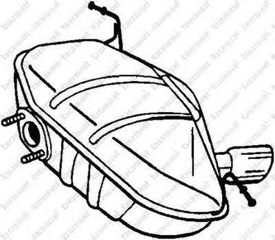 Глушитель выхлопных газов конечный BOSAL купить