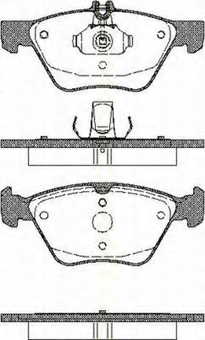 Комплект тормозных колодок, дисковый тормоз TRISCAN купить
