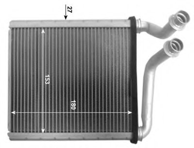 Радиатор печки VW Golf/Passat 03-14