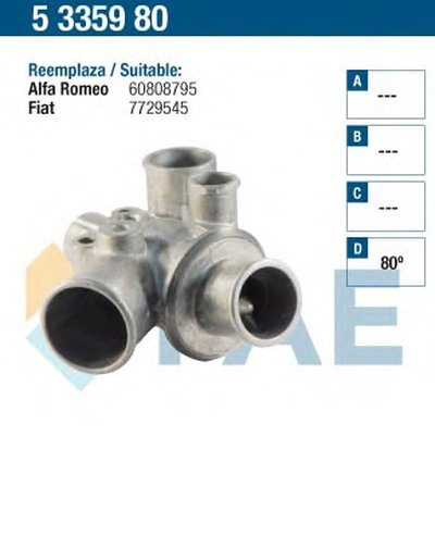 Термостат, охлаждающая жидкость FAE купить