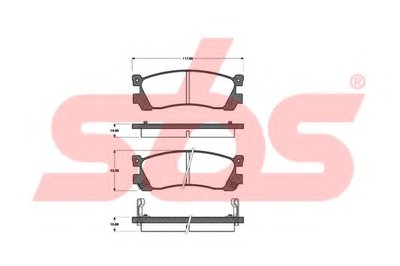 Комплект тормозных колодок, дисковый тормоз sbs купить