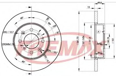 Тормозной диск Premium Carbon + FREMAX купить