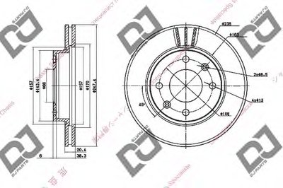 Тормозной диск DJ PARTS купить