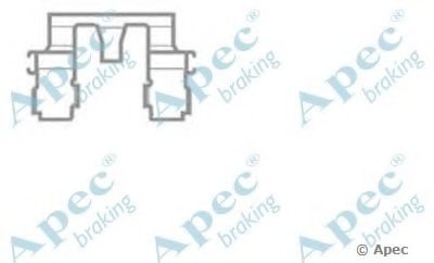 Комплектующие, тормозные колодки APEC braking купить