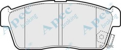 Комплект тормозных колодок, дисковый тормоз APEC braking купить
