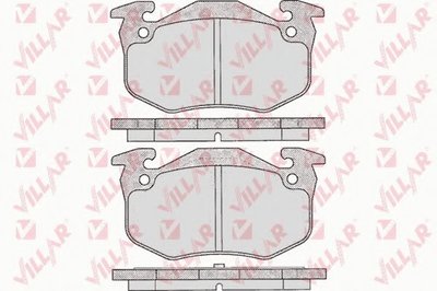 Комплект тормозных колодок, дисковый тормоз VILLAR купить