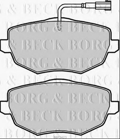 Комплект тормозных колодок, дисковый тормоз BORG & BECK купить