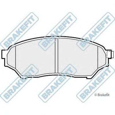 Комплект тормозных колодок, дисковый тормоз Brake Fit APEC braking купить