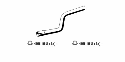 Труба выхлопного газа ERNST купить