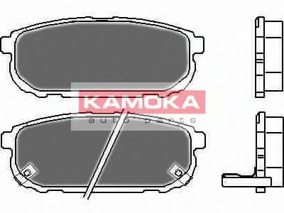 Комплект тормозных колодок, дисковый тормоз KAMOKA KAMOKA купить