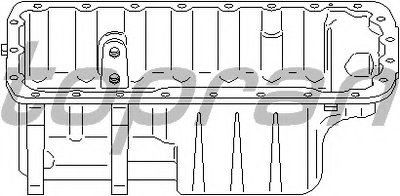 Масляный поддон TOPRAN купить