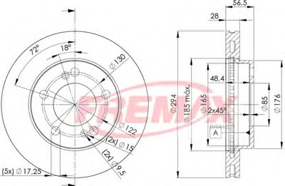 Тормозной диск Premium Carbon + FREMAX купить