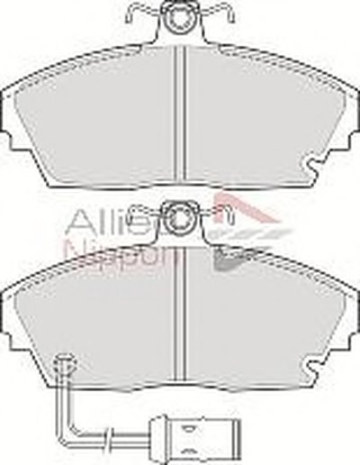 Комплект тормозных колодок, дисковый тормоз ANL Braking COMLINE купить