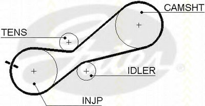 Ремень ГРМ TRISCAN купить