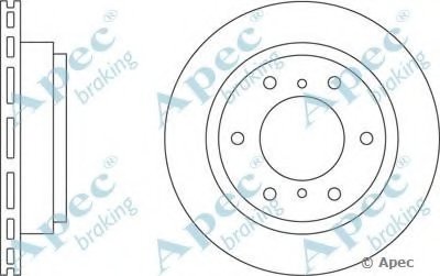 Тормозной диск APEC braking купить