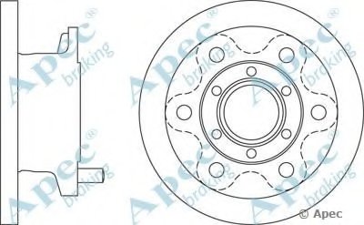 Тормозной диск APEC braking купить