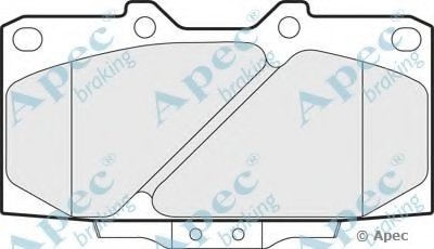 Комплект тормозных колодок, дисковый тормоз APEC braking купить