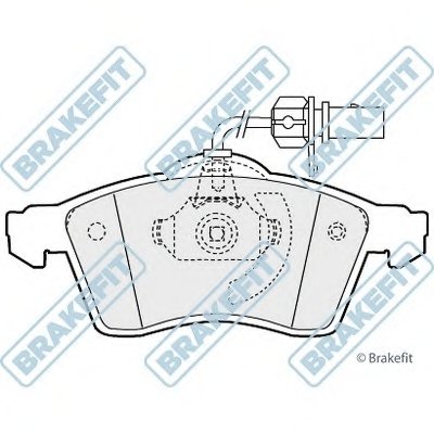 Комплект тормозных колодок, дисковый тормоз Brake Fit APEC braking купить