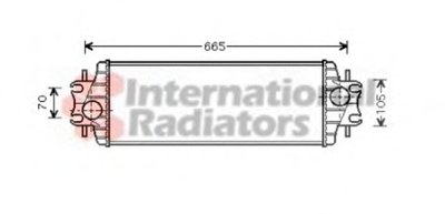 Радиатор интеркулера Renault Trafic 1.9/2.5dCi 01-