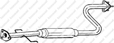 Средний глушитель выхлопных газов BOSAL купить
