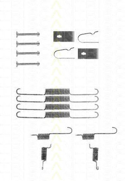 Комплектующие, тормозная колодка TRISCAN купить