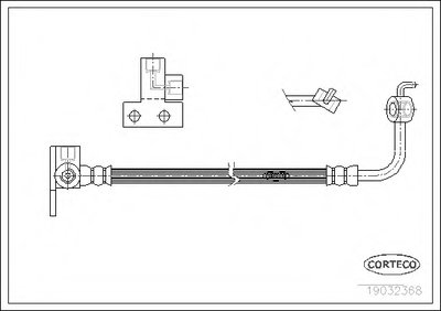 Тормозной шланг CORTECO купить