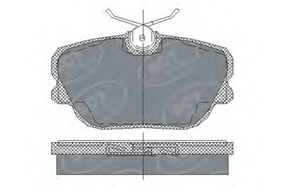 Комплект тормозных колодок, дисковый тормоз SCT Germany купить