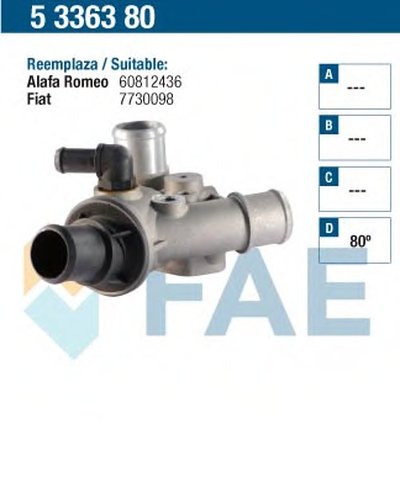 Термостат, охлаждающая жидкость FAE купить