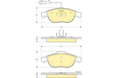 Комплект тормозных колодок, дисковый тормоз GIRLING купить