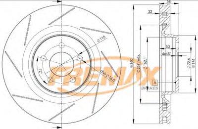 Тормозной диск Premium Carbon + FREMAX купить