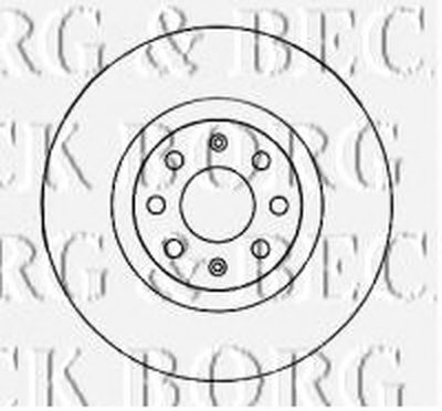 Тормозной диск BORG & BECK купить
