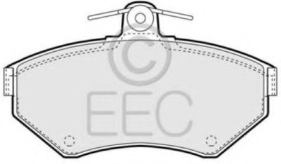 Комплект тормозных колодок, дисковый тормоз EEC купить